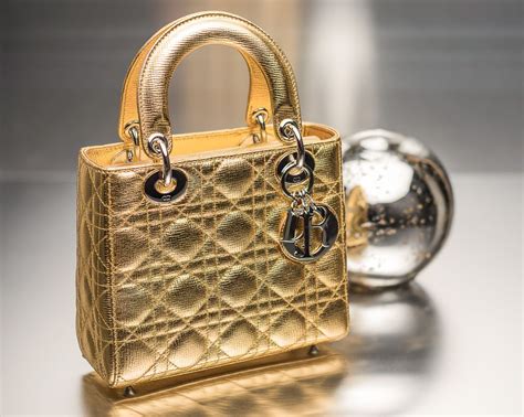 lady dior gold bag|lady dior bag price list.